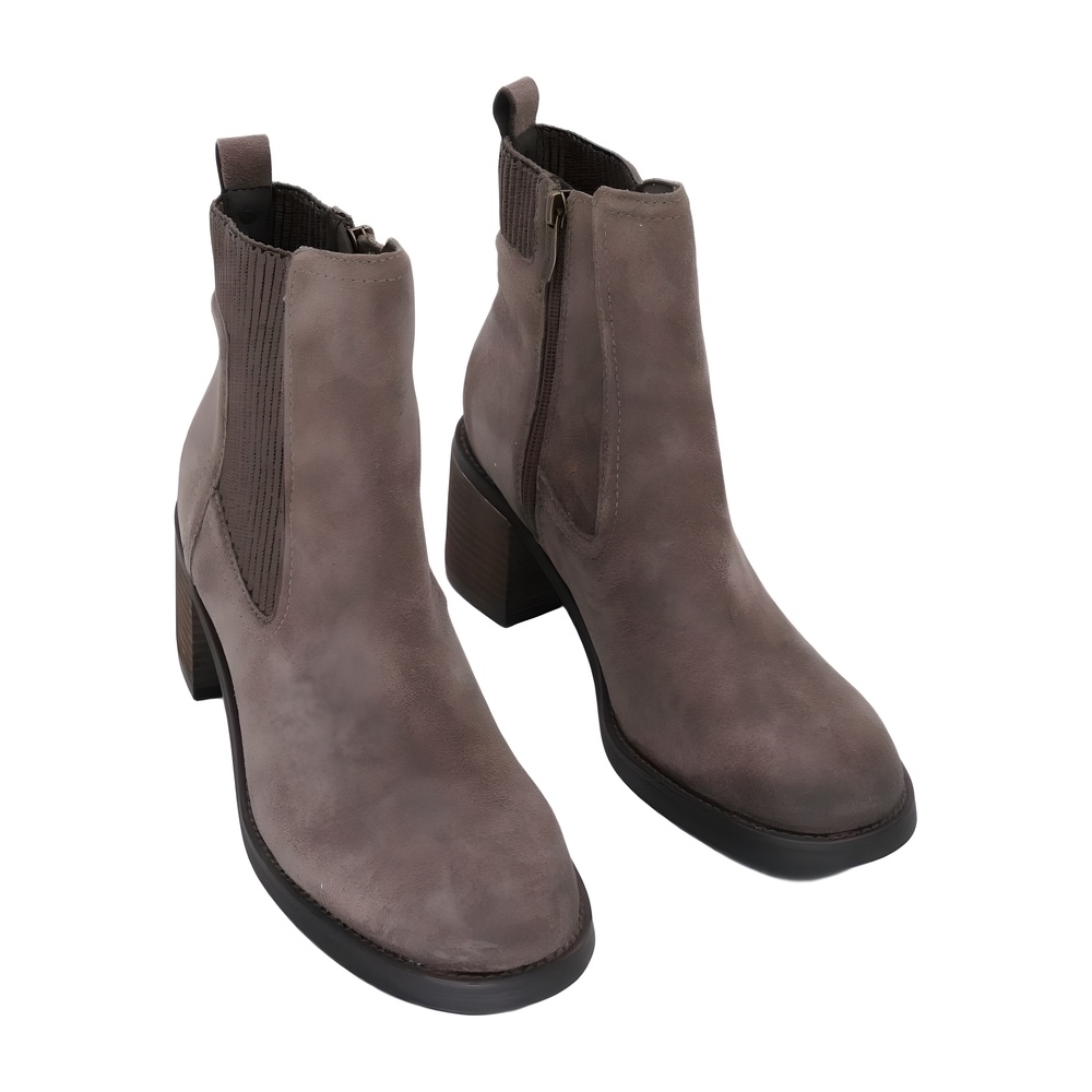 Easy Spirit Womens Dark Brown Suede Ankle Boots Size 8M
